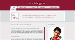 Desktop Screenshot of miraclefengshui.com